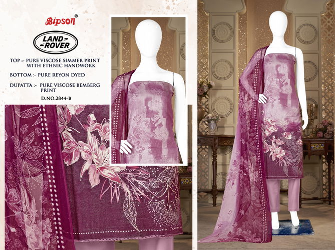 Land Rover 2844 By Bipson Pure Viscose Printed Dress Material Wholesale Shop In Surat